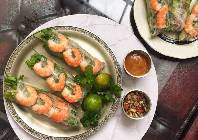 Vietnamese Spring Rolls - Goi Cuon