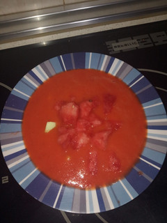 Una foto de Gazpacho de sandía