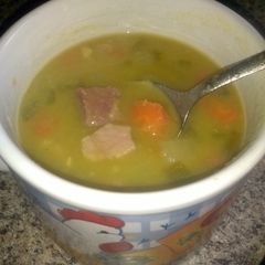 A picture of Split Pea Ham Soup.