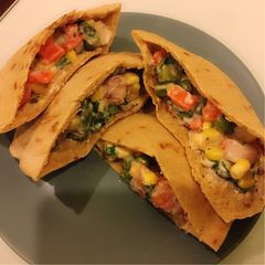 Veg Pita Sandwich A picture of Veg Pita Sandwich.