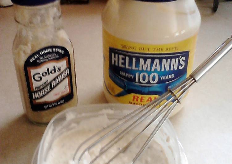 Recipe of Speedy Quick &amp; Easy Homemade Horseradish Sauce