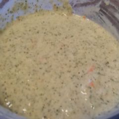 A picture of Broccoli Cheese Soup.