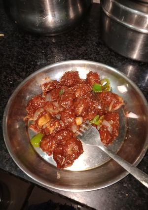 शोयबीन मंचूरियन। (soyabean manchurian recipe in Hindi) रेसिपी मुख्य फोटो