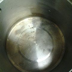 A picture of Burnt pot or pan remedy.