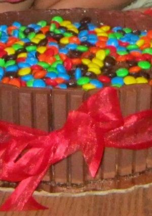 Una foto de Pastel kit-kat