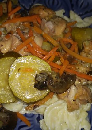 A picture of Slow cooker chicken.