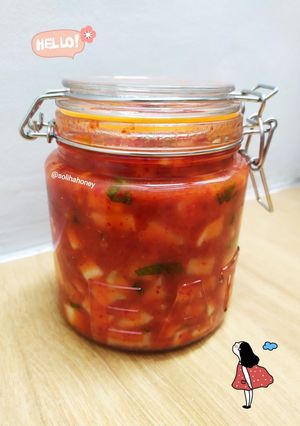 Foto resep Kimchi Lobak (Kkakdugi)