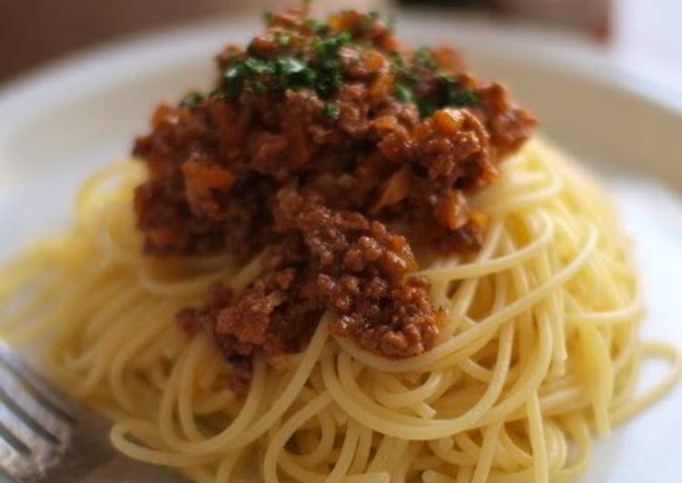 Easiest Way to Make Homemade A Classic Meat Sauce For Pasta