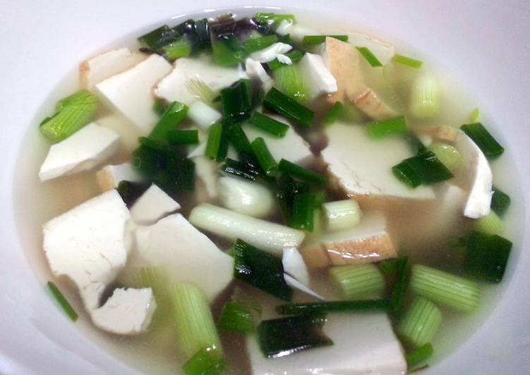 Easiest Way to Make Favorite Tofu Soup