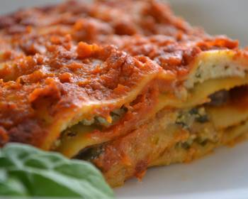 Without Fail Cooking Recipe Spinach Mushroom  Ricotta Lasagna Delicious Perfect