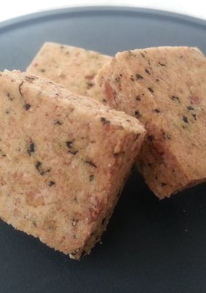A picture of Macrobiotic Black Tea Flavoured Almond Cookies.