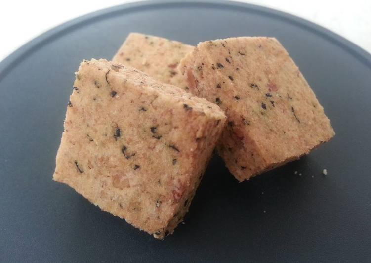 Steps to Make Award-winning Macrobiotic Black Tea Flavoured Almond Cookies