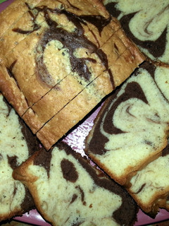 A picture of Marble cake.