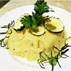 A picture of Butter n milk mashed potatoes#4wkschallenge.