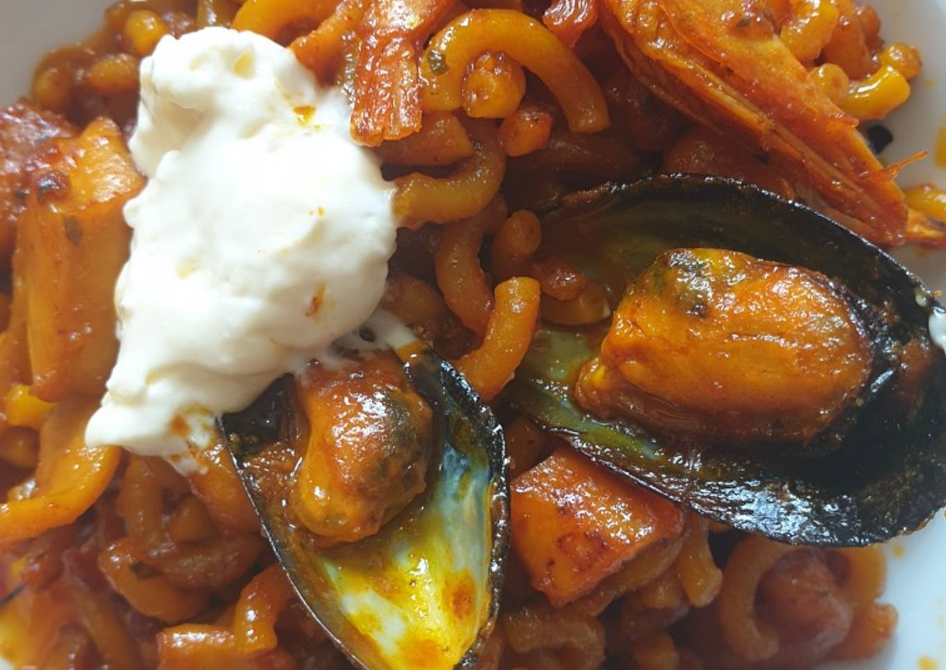 Fideuá de marisco 🦐🥘