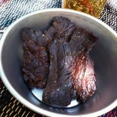 A picture of Make This At Camp! Homemade Beef Jerky.