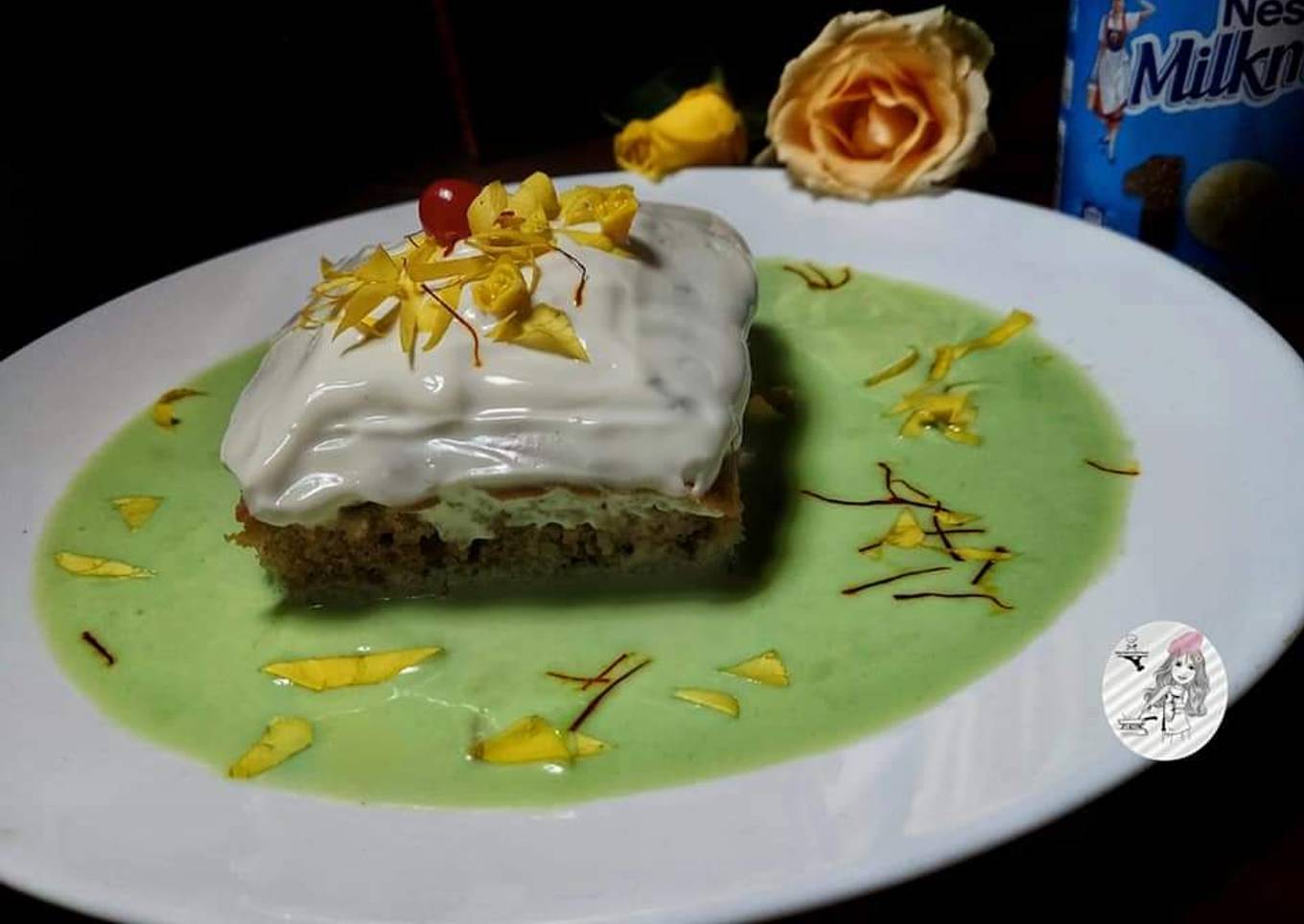 Bottle Gourd Rasmalai Tres Leches