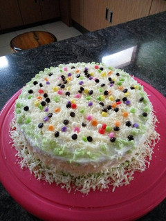 Foto resep Pandan cake with buttercream