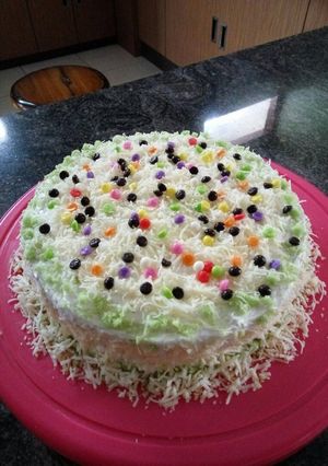 Foto resep Pandan cake with buttercream