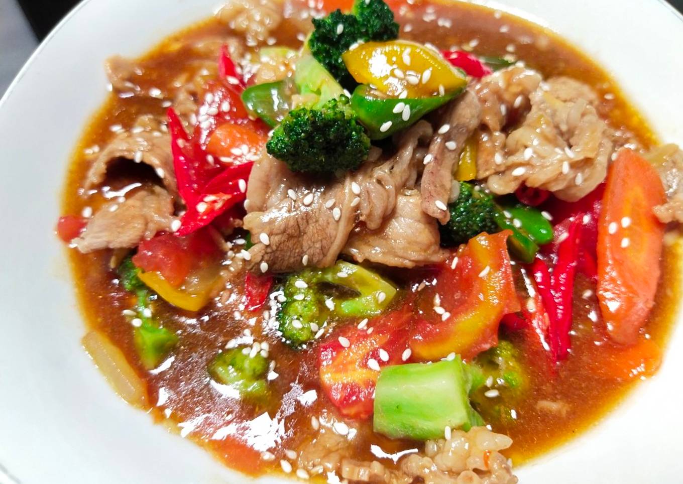 BEEF SLICE SAOS TIRAM ala Mom Dave
