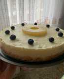 Tarta mousse de piña