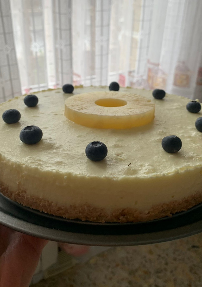 Una foto de Tarta mousse de piña