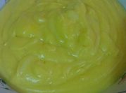 Una foto de crema pastelera fácil