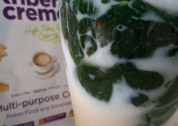 9 Resep: Cincau hijau with fiber creme Anti Gagal!