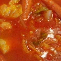 A picture of Homemade Tomato Hot Pot.