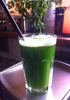 A picture of Fresh Parsley Juice.