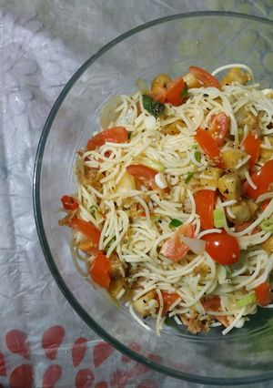 Foto resep Spaghetti Aglio Olio Nugget😜