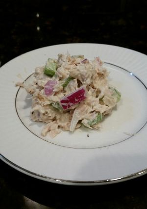 A picture of Brad's easy tuna salad.