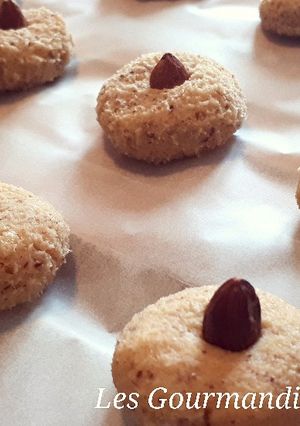 Une photo de Petits sablés noisettes amandes
