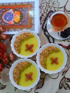 عکسی از دستور شله زرد افطاری
