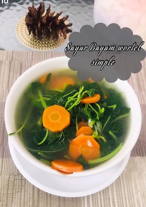 Foto resep Sayur Bayam Simple
