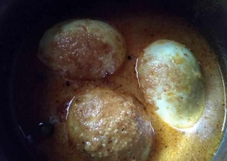 Recipe: Delicious Shahi egg curry