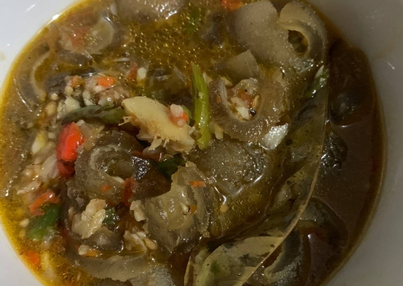 Tumis kikil jletot istimewa