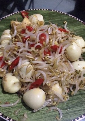 Foto resep Oseng toge tahu telurpuyuh