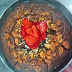 A picture of Wheat Flour Cake in Kadai.