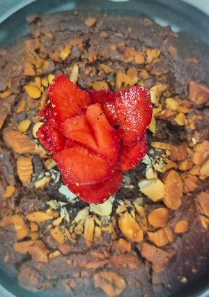 A picture of Wheat Flour Cake in Kadai.