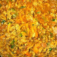A picture of Halal Bolognese sauce.