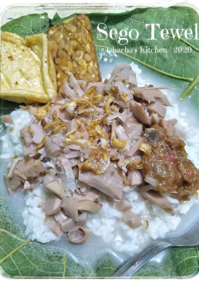 Foto resep Sego Tewel