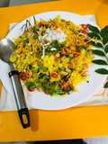 Matar Onion Poha (Healthy morning breakfast)