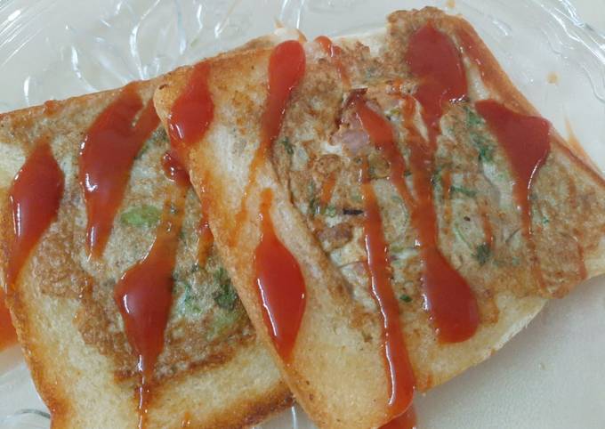 Egg pocket toast Recipe