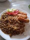 Lentejita con deditos de pollo