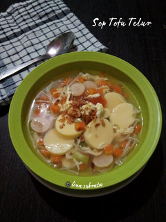 Foto resep Sup Tofu Telur Enoki