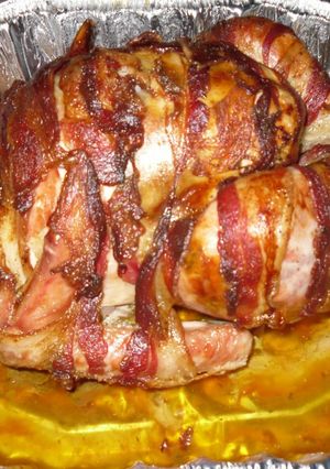 A picture of Bacon Wrapped Turkey.