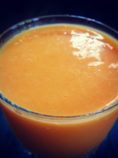 A picture of Mango Milk shake 🍹.