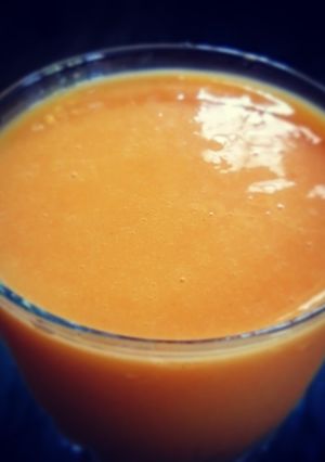 A picture of Mango Milk shake 🍹.