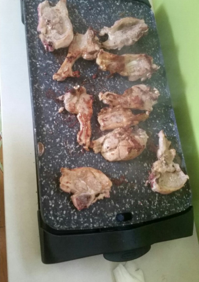 Una foto de Chuletillas de cordero a la plancha